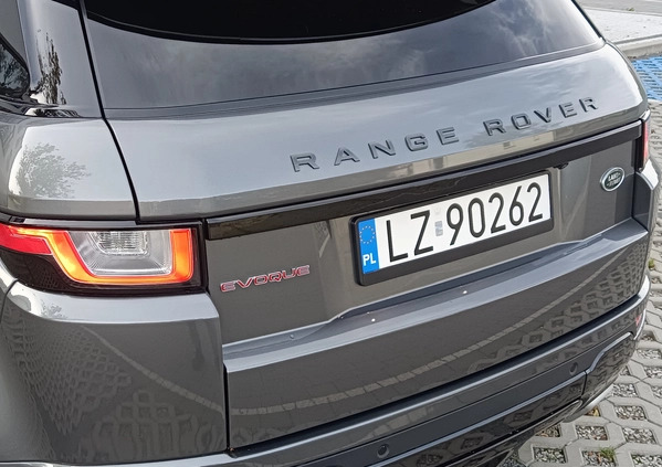 Land Rover Range Rover Evoque cena 117900 przebieg: 60000, rok produkcji 2018 z Biała małe 562